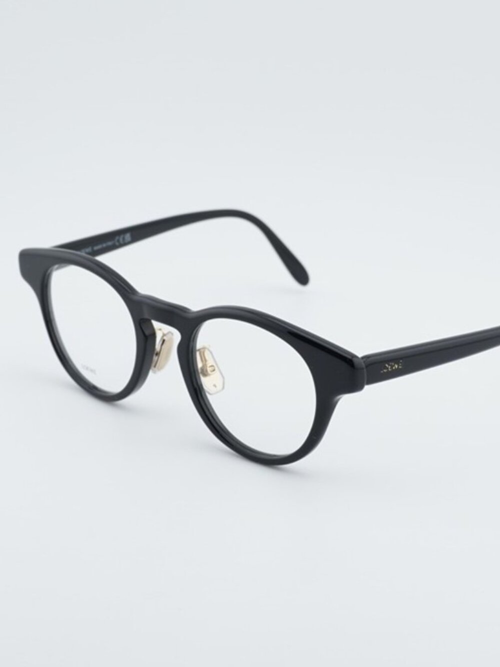 Loewe LW50085F 001 Unisex Eyeglasses Black 49mm Round Frame